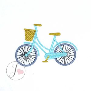 Bicycle Embroidery Design - Joy Of Embroidery