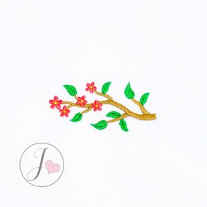 Branch with Flowers Embroidery Design - Joy Of Embroidery