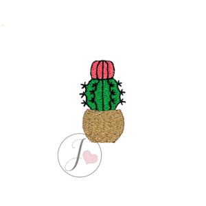 Cactus 2 Embroidery Design - Joy Of Embroidery