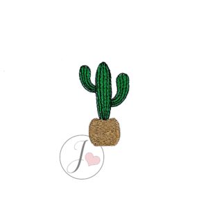 Cactus 3 Embroidery Design - Joy Of Embroidery