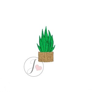 Cactus 4 Embroidery Design - Joy Of Embroidery