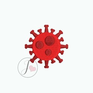 Coronavirus Covid 19 Embroidery Design - Joy Of Embroidery