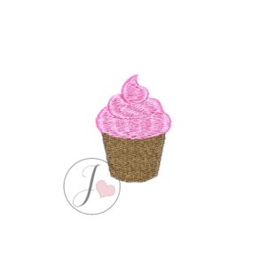 Cupcake Mini Embroidery Design - Joy Of Embroidery