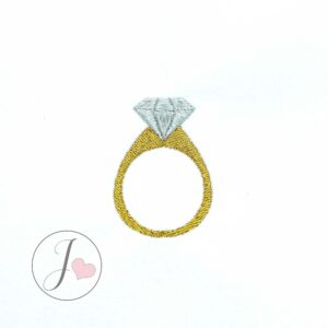 Diamond Ring Mini Embroidery Design - Joy Of Embroidery