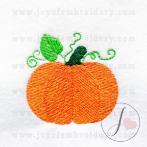 Pumpkin Mini Embroidery Design - Joy Of Embroidery