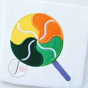 Lollipop Swirl Applique Design - Joy Of Embroidery