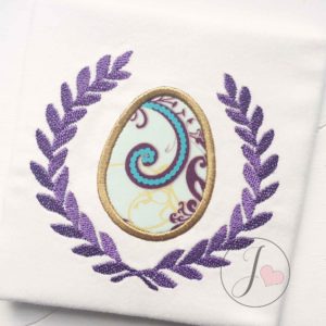 Royal Easter Egg Applique Design - Joy Of Embroidery