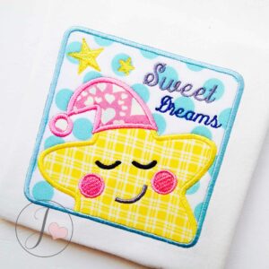 Star Sweet Dreams Applique Design - Joy Of Embroidery