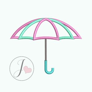 Umbrella Applique Design - Joy Of Embroidery