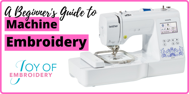 A Beginners Guide to Machine Embroidery Post Header